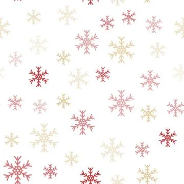 Snowflake pattern background cover creative design. 100 percent seamless Stock Illustration