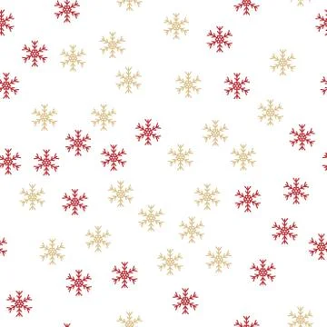 Snowflake pattern background cover creative design. 100 percent seamless Stock Illustration