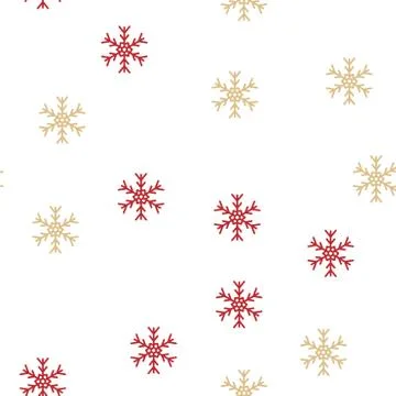 Snowflake pattern background cover creative design. 100 percent seamless Stock Illustration