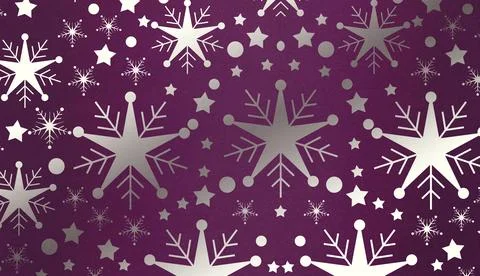 Snowflake pattern with copy space Stock Photos