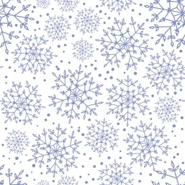 Snowflake pattern Stock Illustration