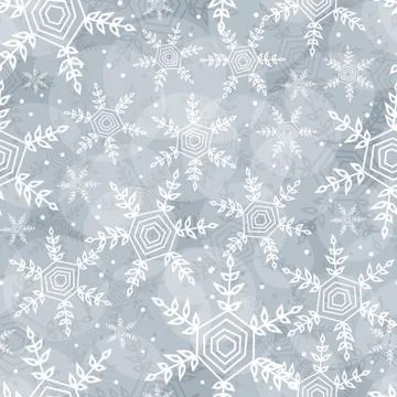 Snowflake pattern Stock Illustration