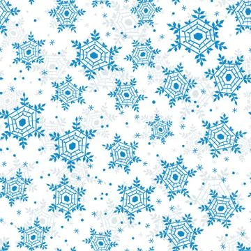 Snowflake pattern Stock Illustration