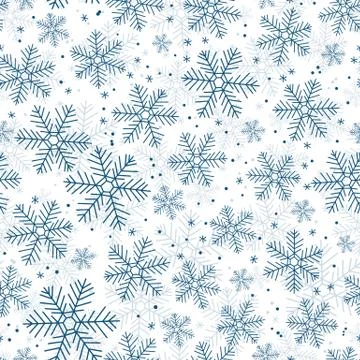 Snowflake pattern Stock Illustration
