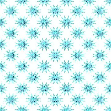 Snowflake pattern Stock Illustration