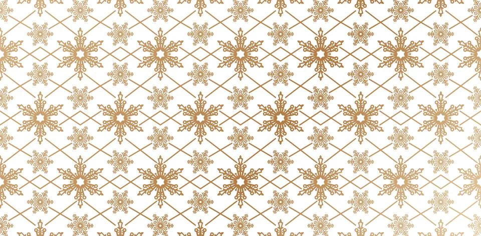 Snowflake pattern Stock Illustration