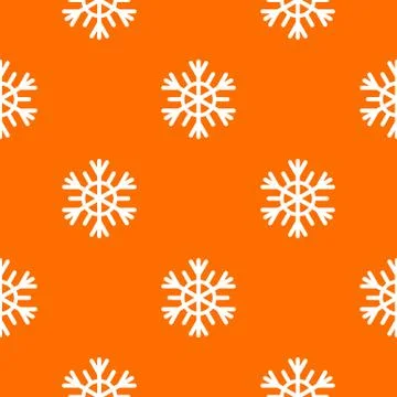 Snowflake pattern seamless Illustrazione stock