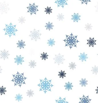 Snowflake pattern. Seamless vector Stock Illustration