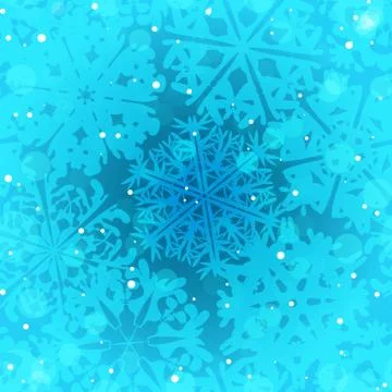 Snowflake Pattern. Snowflake vector texture. Christmas and new year concept 스톡 일러스트