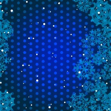 Snowflake Pattern. Snowflake vector texture. Christmas and new year concept 스톡 일러스트