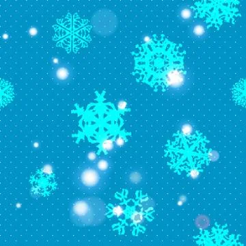 Snowflake Pattern. Snowflake vector texture. Christmas and new year concept Illustrazione stock