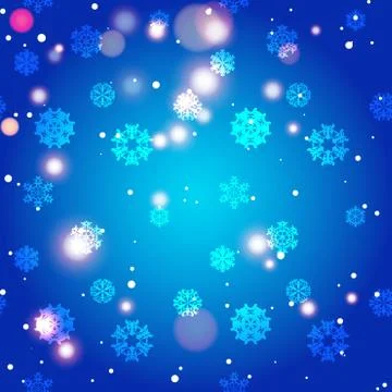 Snowflake Pattern. Snowflake vector texture. Christmas and new year concept Illustrazione stock