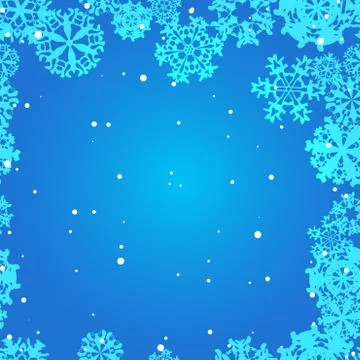 Snowflake Pattern. Snowflake vector texture. Christmas and new year concept 스톡 일러스트