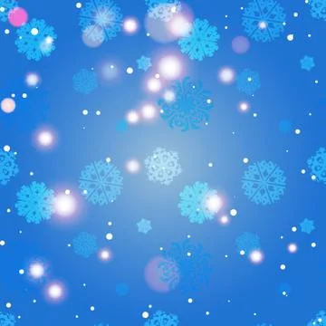 Snowflake Pattern. Snowflake vector texture. Christmas and new year concept 스톡 일러스트