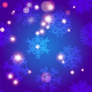 Snowflake Pattern. Snowflake vector texture. Christmas and new year concept 스톡 일러스트