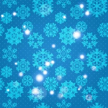 Snowflake Pattern. Snowflake vector texture. Christmas and new year concept Stock Illustration