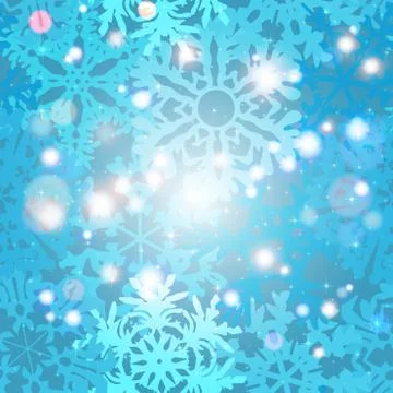 Snowflake Pattern. Snowflake vector texture. Christmas and new year concept 스톡 일러스트