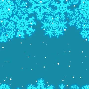 Snowflake Pattern. Snowflake vector texture. Christmas and new year concept 스톡 일러스트