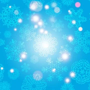 Snowflake Pattern. Snowflake vector texture. Christmas and new year concept Stock Illustration