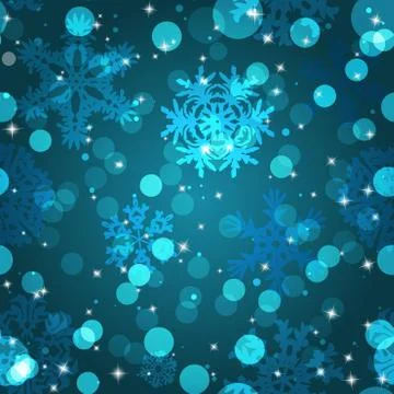 Snowflake Pattern. Snowflake vector texture. Christmas and new year concept 스톡 일러스트
