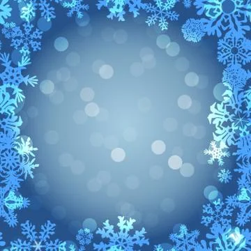 Snowflake Pattern. Snowflake vector texture. Christmas and new year concept Illustrazione stock