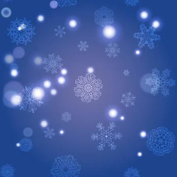 Snowflake Pattern. Snowflake vector texture. Christmas and new year concept Stock Illustration