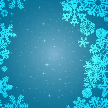 Snowflake Pattern. Snowflake vector texture. Christmas and new year concept Stock Illustration