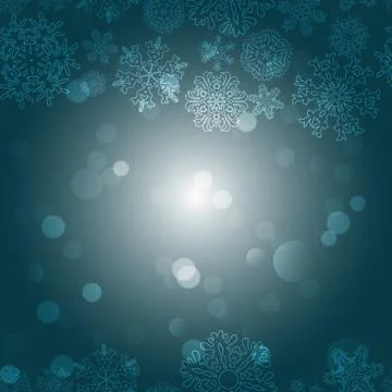 Snowflake Pattern. Snowflake vector texture. Christmas and new year concept 스톡 일러스트