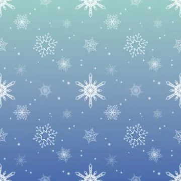 Snowflake pattern tint layer blue sky color background Stock Illustration