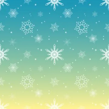 Snowflake pattern tint layer tropical sky color background Stock Illustration