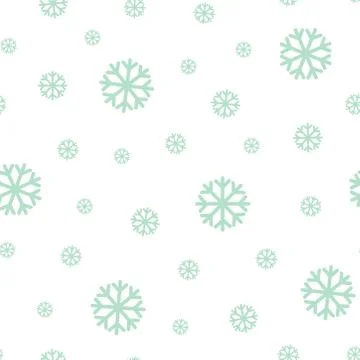 Snowflake pattern on white background Stock-Illustration
