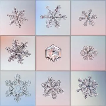 Snowflake Foto stock