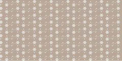 Snowflake Repeating Pattern Winter Design 스톡 일러스트
