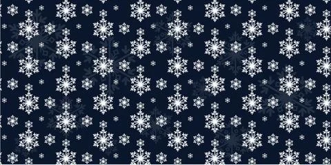 Snowflake Repeating Pattern Winter Design Stock Illustration
