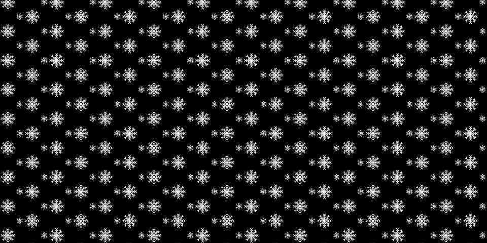 Snowflake Repeating Pattern Winter Design Stock Illustration
