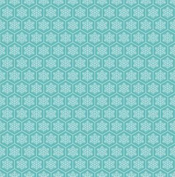 Snowflake seamless pattern background Stock Illustration