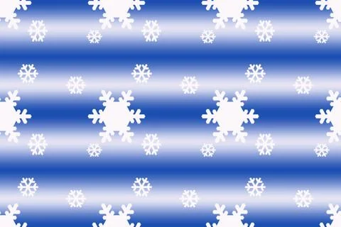 Snowflake seamless pattern Stock Illustration