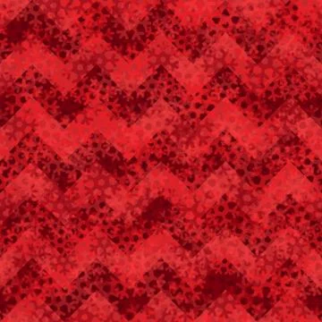 Snowflake seamless pattern. Red Snow background. Abstract wallpaper, wrapping Illustrazione stock