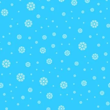 Snowflake seamless Pattern vector illustration, christmas wallpaper decorat.. 스톡 일러스트