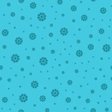 Snowflake seamless Pattern vector illustration, christmas wallpaper decorat.. Illustrazione stock