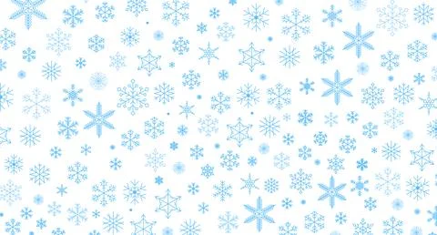 Snowflake set background. Isolated snowflake vector icon logo snow Xmas イラスト素材