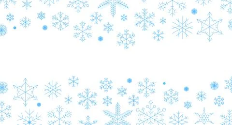 Snowflake set background. Isolated snowflake vector icon logo snow Xmas Illustrazione stock