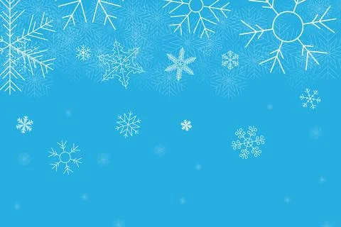 Snowflake set background. Isolated snowflake vector icon logo snow Xmas Stock Illustration