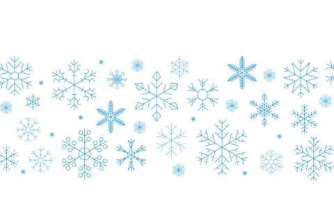 Snowflake set background. Isolated snowflake vector icon logo snow Xmas イラスト素材