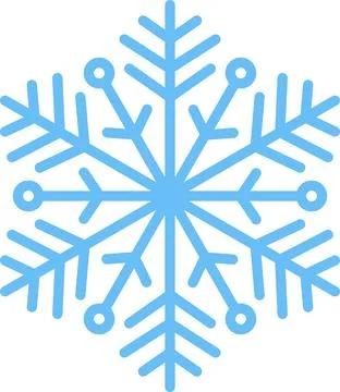 Snowflake set background. Isolated snowflake vector icon logo snow Xmas イラスト素材