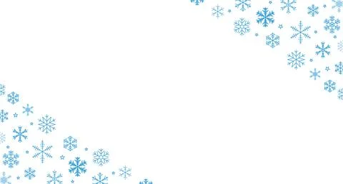 Snowflake set background. Isolated snowflake vector icon logo snow Xmas イラスト素材