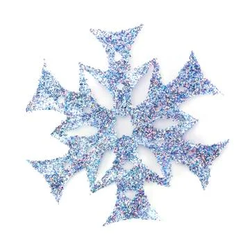 Snowflake shape decoration Stock Photos
