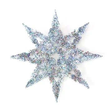 Snowflake shape decoration Stock Photos