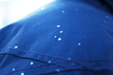 Snowflake on the shoulder Stock Photos