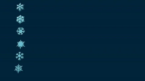 Snowflake Sidebar Alpha Stock Footage 288669